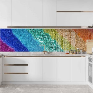 Stove Back Cover, Kitchen Backsplash for Stove, Glass Splashback, Stove Top Cover, Chopping and Noodle Board, Kitchen Decor, Backsplash Tile
