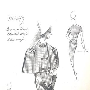 Vintage Fashion Sketch