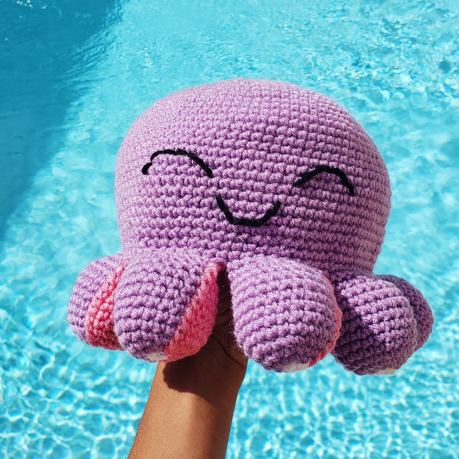 Custom Reversible Octopus Plushies Handmade Crochet Double | Etsy