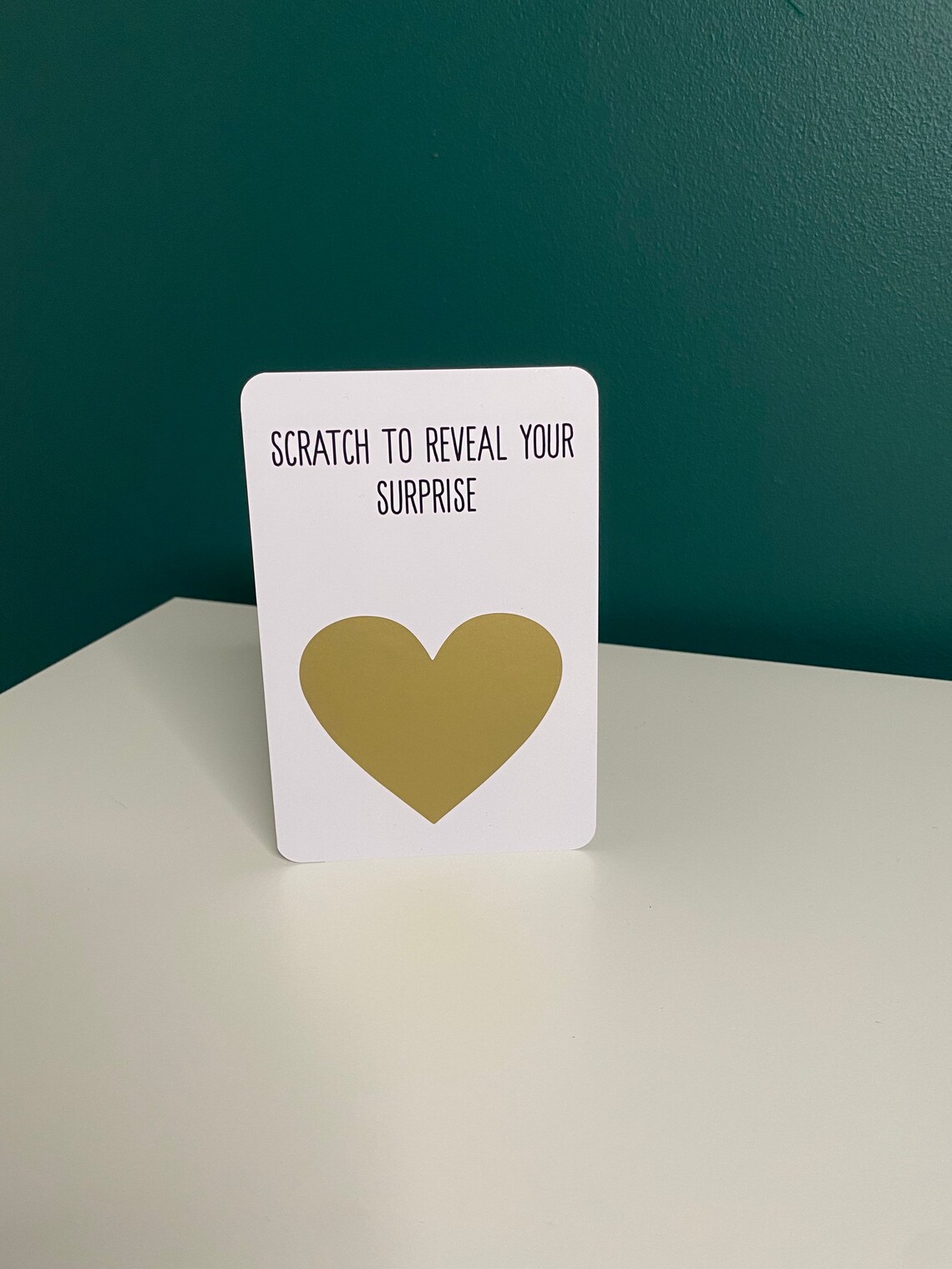 Create your own scratch card / reveal your surprise / scratch Etsy