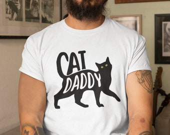 Funny Cat Dad Shirt Cat Daddy Shirt Best Cat Dad Ever Cat Themed Gifts Fathers Day Gift For Cat Dad Present Dad Christmas Gift Catfather Tee
