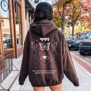 444 Angel Number Hoodie Angel Numbers 444 Hoodie Preppy Hoodie Butterfly Hoodie Evil Eye Hoodie Angelcore Mystical Hoodie Celestial Hoodie