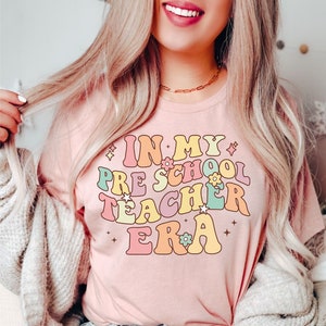 In meinem Vorschullehrer Ära Shirt In meinem Lehrer Ära Shirt Hallo Vorschullehrer Shirt Retro zurück in die Schule Shirt Plus Size Lehrer Kleidung