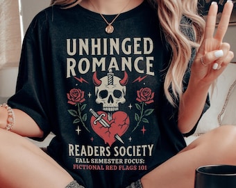 Dark Romance Shirt Booktrovert Shirt Smut Reader Shirt Spicy Reader Shirt Dark Academia Clothing Book Lover Gift Halloween Bookish Shirt