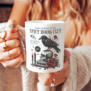 Spicy Book Club Mug Morally Grey Mug Book Mug Book Lover Mug Bookish Things Bookish Mug Literary Mug Smut Mug Cute Mug Aesthetic Library Mug