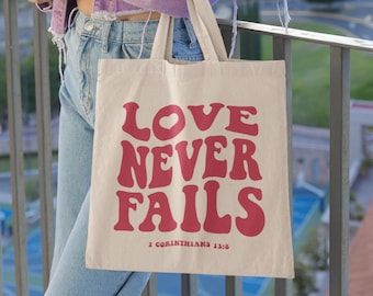 Christian Tote Bag Aesthetic Tote Bag Christian Merch Bible Bag Retro Tote Bag Jesus Tote Bag Christian Tote Bags Bible Verse Bag Church Bag