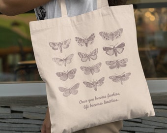 Butterfly Tote Bag Aesthetic Tote Bag Reusable Tote Bag Shopping Bag Canvas Tote Bag Sustainable Cute Tote Bag Shoulder Bag Trendy Tote Bag