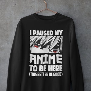 Funny Anime Sweatshirt Anime Crewneck Kawaii Sweater Anime Clothes Kawaii Clothes Anime Weeb Gift Manga Anime Aesthetic Anime Gift For Teen