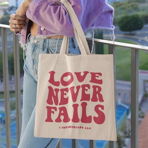 Christian Tote Bag Aesthetic Tote Bag Christian Merch Bible Bag Retro Tote Bag Jesus Tote Bag Christian Tote Bags Bible Verse Bag Church Bag