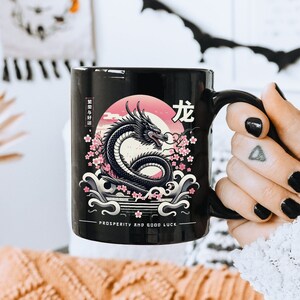 Year Of The Dragon Mug Chinese New Year Mug Chinese Dragon Lunar New Year 2024 New Year Gift Cute Aesthetic Coffee Mug Chinese Zodiac Mug