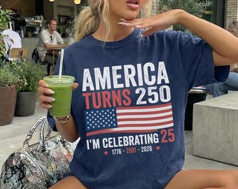 25th Birthday Shirt USA 250th Anniversary Shirt 250 Years Shirt 25th Birthday Gifts For Her Women Men 2001 Birthday Sweatshirt 4th Of July