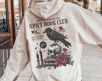 Spicy Book Club Hoodie Morally Grey Hoodie Booktok Merch Bookish Things Smut Hoodie Book Lover Gift Death By Tbr Romantasy Enemies To Lovers