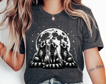 Camisa engraçada de guaxinim Presentes de guaxinim Camisa de guaxinim Camisa meme de guaxinim Presente de amante de animais Camisa de panda de lixo Presentes de guaxinim Meme Camisa estética