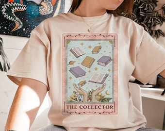 Tarot Card Shirt Bookish Shirt Book Lover Gift Literature Shirt Reading Shirt Bookstagram Booktok Merch Bookworm Shirt Mystical Shirt Gift