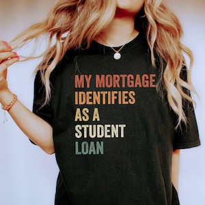 My Enynität erkennt als Student Kredit Shirt Lustiges Republikaner Shirt politisches Libertarian Shirt Fjb Shirt Studenten Kredit Vergebung Shirt