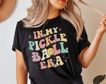 In My Pickleball Era Shirt Retro Pickleball Shirt For Ladies Funny Pickleball Gifts Pickleball Tshirt Pickleball T Shirt Pickleball Clothing