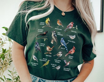 Bird Shirt Bird Lover Gift Humming Bird Shirt Bird Watching Gift Bird Nerd Shirt Bird Watcher Gift For Bird Lovers Bird Gifts For Women Men