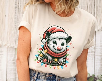 Possum Shirt Opossum Shirt Possum Christmas Possum Print Possum T Shirt Possum Gifts Cottage Core Shirt Cottagecore Clothing Kawaii Clothes