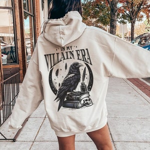 In My Villain Era Hoodie Morally Grey Book Club Hoodie Whimsigoth Clothing Bookish Things Smut Hoodie Death By Tbr Book Lover Gift Romantasy