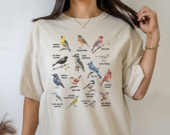 Bird Shirt Bird Lover Gift Humming Bird Shirt Bird Watching Gift Bird Nerd Shirt Bird Watcher Gift For Bird Lovers Bird Gifts For Women Men
