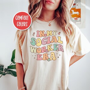In My Social Worker Era Shirt Retro Social Worker Shirt School Social Worker Gift School Social Work Shirt Advocate Shirt Counselor Shirt