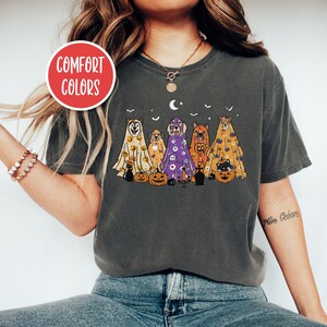 Dog Halloween Shirt Ghost Dog Shirt Dog Ghost Halloween Shirt Plus Size Halloween Shirt Dog Mom Shirt Dog Aunt Ghost Dogs Fall Clothes Women