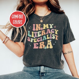 In My Literacy Specialist Era Shirt In My Teacher Era Shirt Retro Reading Specialist Tee Literacy Coach Back To School Shirt Teacher Clothes
