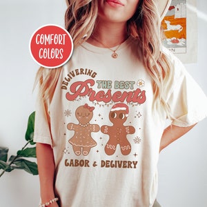Delivering The Best Presents Retro Labor And Delivery Nurse Christmas Shirt Mother Baby Nurse Shirt Nurse Apparel Ld Nurse Shirt Doula Shirt