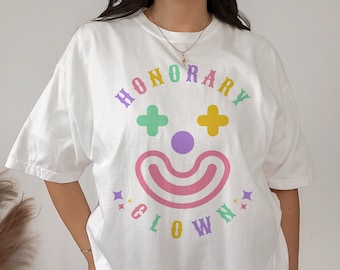 Clowncore Shirt Clowncore Clothing Kidcore Clothing Kitschy Clothing Weird Core Top Clown Shirt Aesthetic Clothes Trendy Clothes Alt Clothes