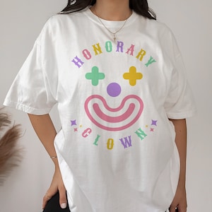 Clowncore Shirt Clowncore Clothing Kidcore Clothing Kitschy Clothing Weird Core Top Clown Shirt Aesthetic Clothes Trendy Clothes Alt Clothes