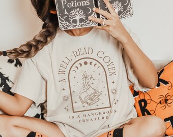 Bookish Shirt Witchy Clothes Witchy Stuff Library Shirt Book Lover Gift Booktok Merch Occult Shirt I Read Banned Books Shirt Book Lover Gift