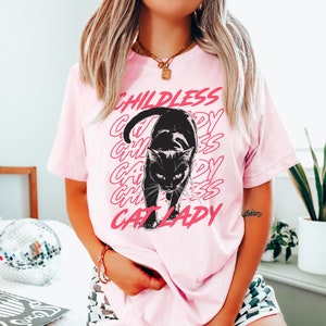 Childless Cat Lady Harris 2024 Shirt Childless Cat Ladies Against Fascism Tee Feminist Shirt Democrat Shirt Anti Trump Gifts Leftist Gifts