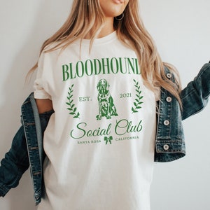 Custom Bloodhound Shirt Old Money Aesthetic Clothes Social Club Shirt Preppy Stuff Bloodhound Apparel Bloodhound Gifts Bloodhound Mom Tshirt