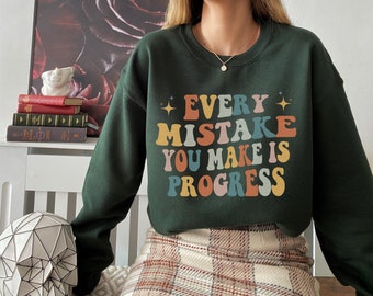 Personal Growth Mindset Sweatshirt Mental Health Shirt School Counselor Retro Teacher Shirt Anxiety Shirt You Matter Shirt Indie Clothes