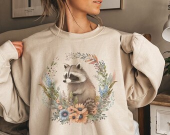 Procione Felpa Procione Felpa Procione Regali Abbigliamento Goblincore Maglione Cottagecore Abbigliamento Cottagecore Abbigliamento Fairycore Alt Abbigliamento