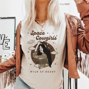 Space Cowgirl Shirt Wild At Heart Space Cowgirl Outfit Cowgirl Costume Cosmic Cowgirl Shirt Howdy Shirt Desert Shirt Western Shirt Y2k Top