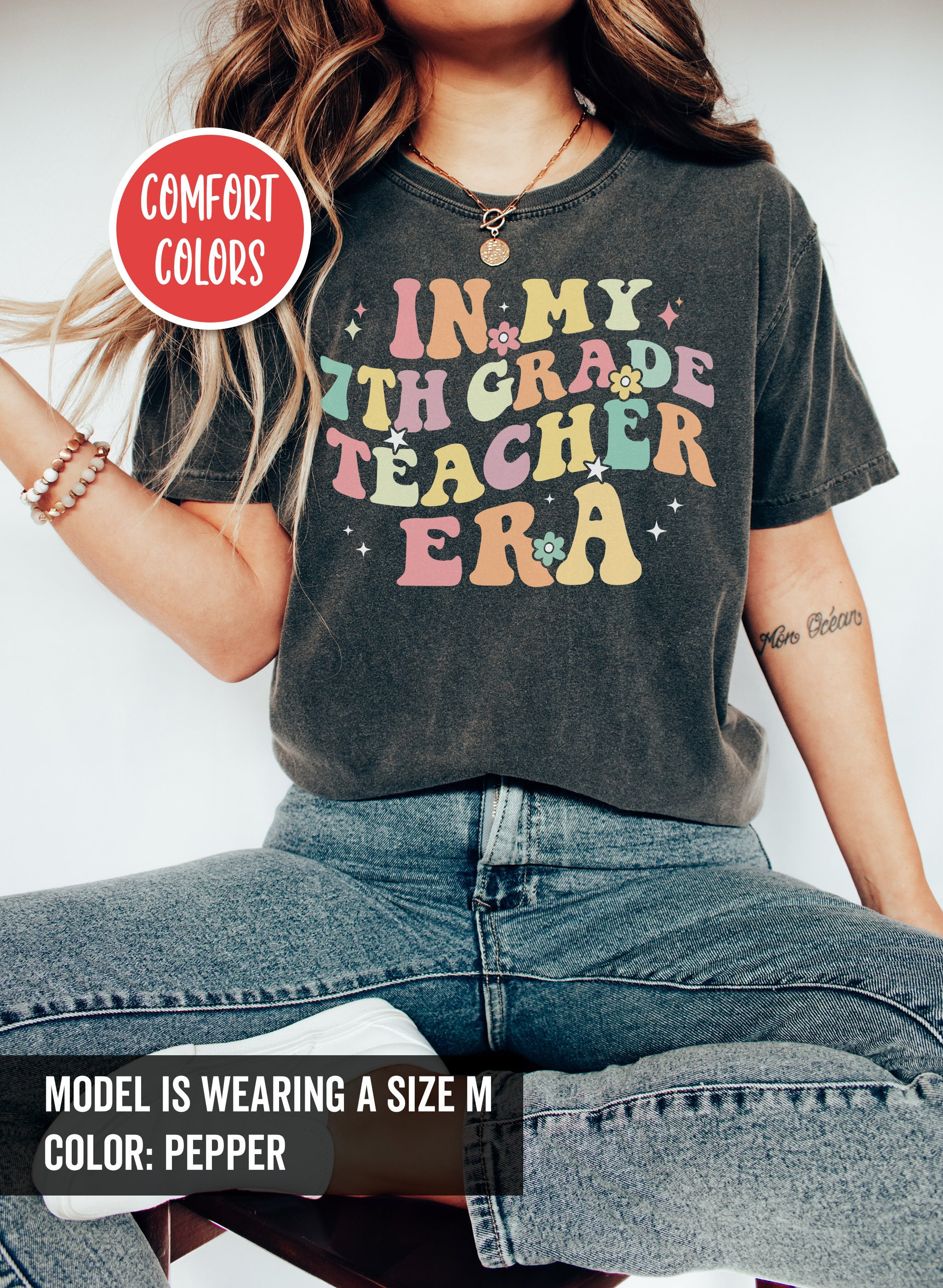 In My 7th Grade Era in My Teacher Era Shirt Seventh Grade Shirt