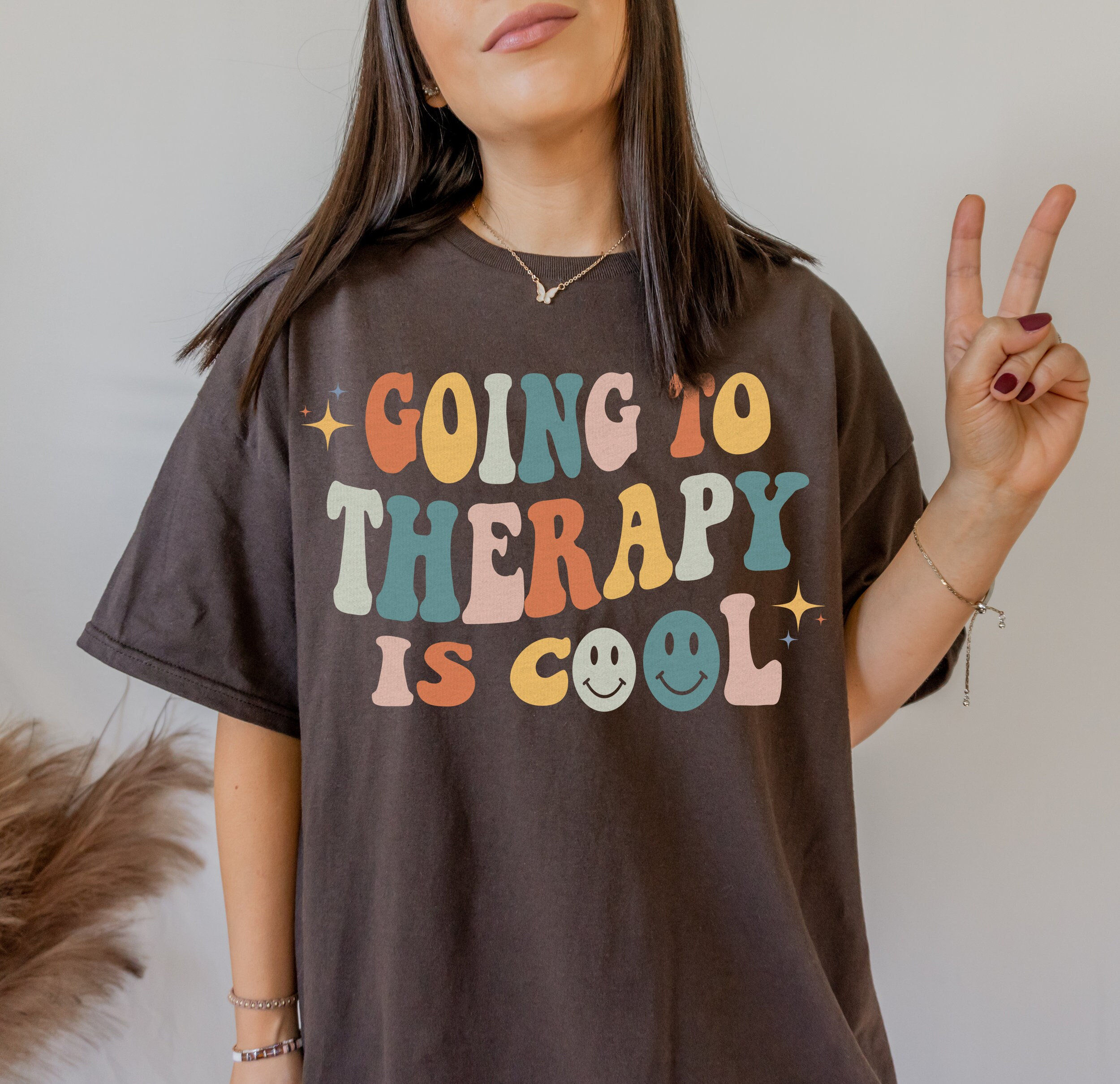 Going to Therapy is Cool Mental Health Shirt Y2k Shirt Anxiety Shirt ...