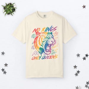 No Kings Only Queens Shirt We The People Shirt Fuck Trump Shirt No Kings Tshirt Anti Trump Shirt Fdt Shirt Anti Maga Shirt Democrat Shirt Ivory