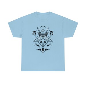 Goblincore Clothing Goblincore Shirt Cottage Core Shirt Mushroom Shirt Moth Shirt Witchy Clothes Insect Shirt Occult Shirt Soft Goth Clothes image 7