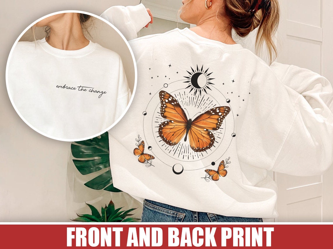 Monarch butterfly sweater hotsell
