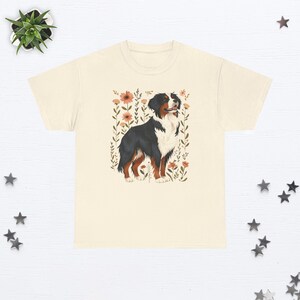 Bovaro Bernese Camicia Bovaro Bernese Regali Cane Bernese Mamma Camicia Floreale Cane Tshirt Amante Del Cane Regalo Cane Mama Cottage Core Vestiti Natural