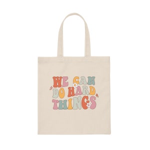 Leraar Tote Bag Esthetische Tote Bag Retro Tote Bag Geschenken Voor Leraar Trendy Tote Bag Leuke Canvas Tote Bag School Tote Bag Geestelijke Gezondheid Tote afbeelding 4