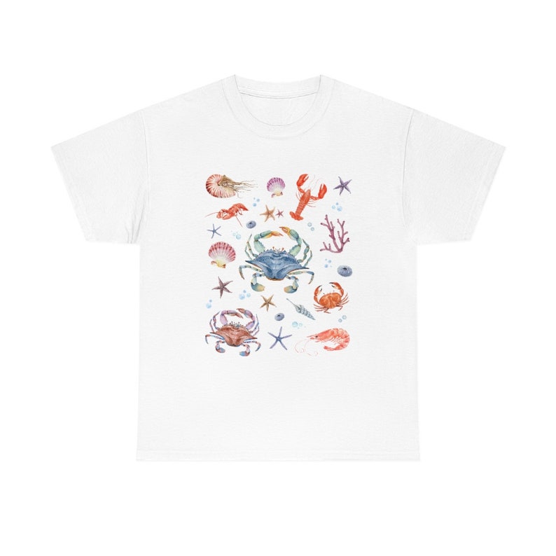 Crustaceancore Shirt Crustaceans Shirt Crab Shirt Crab Gifts Lobster Shirt Shrimp Shirt Crawfish Shirt Sea Creatures Gift Aesthetic Clothes image 7