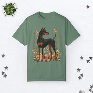 Fellow Friends Maglietta Donna 'Doberman Mum' In Cotone, Taglie S-XXL, Stampa Digitale