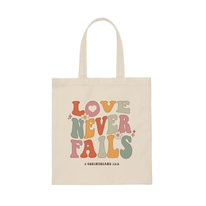 Christian Tote Bag Aesthetic Tote Bag Christian Merch Bible Bag Retro Tote Bag Jesus Tote Bag Christian Tote Bags Bible Verse Bag Church Bag image 6