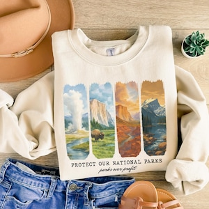 Protect Our National Parks Sweatshirt Resist Shirt Granola Girl Protect Our Parks Fdt Sweater Subtle Anti Trump Shirt Anti Elon Musk Shirt