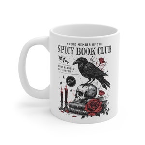 Taza de club de lectura picante Taza moralmente gris Taza de libro Taza de amante de libros Taza de libros Cosas librescas Taza literaria Taza de obscenidad Taza linda Taza de biblioteca estética 11oz