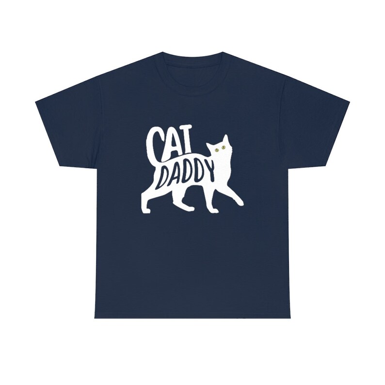 Funny Cat Dad Shirt Cat Daddy Shirt Best Cat Dad Ever Cat Themed Gifts Fathers Day Gift For Cat Dad Present Dad Christmas Gift Catfather Tee image 5