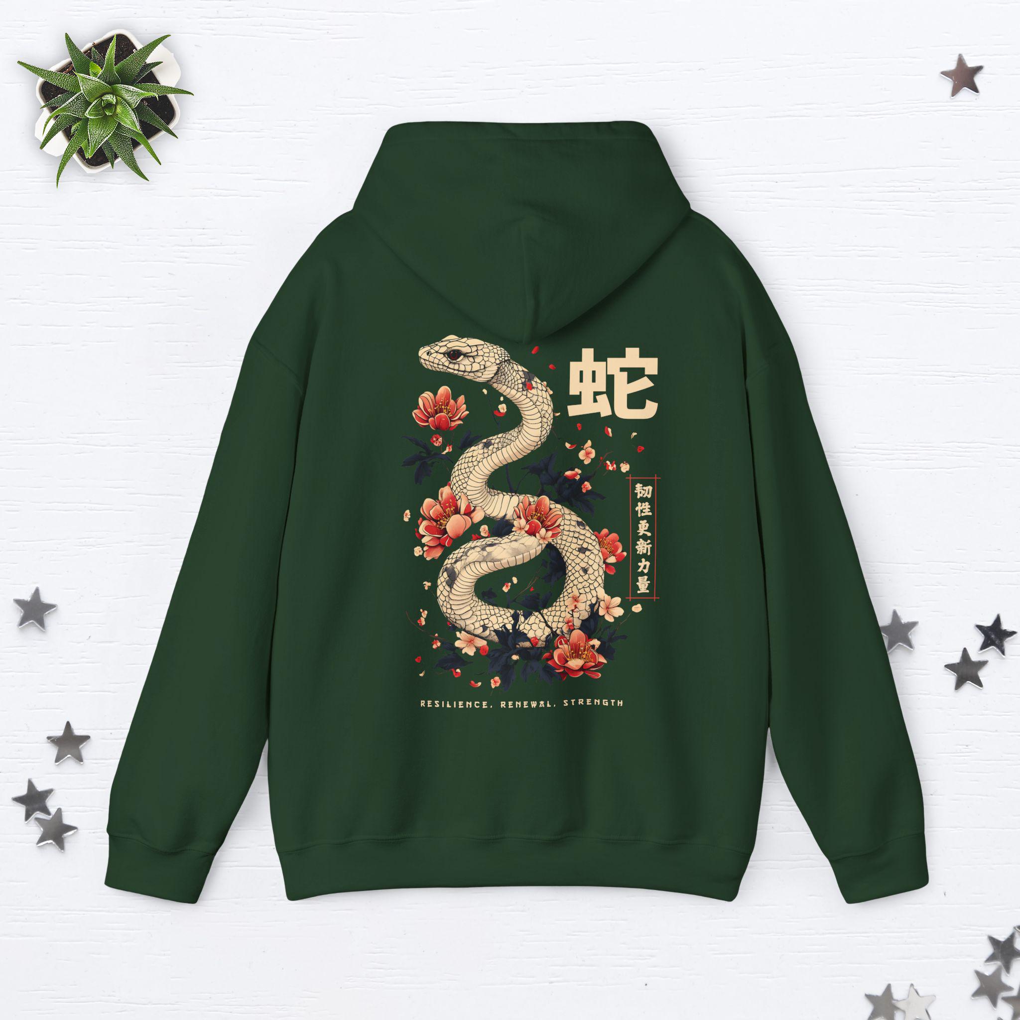 Year of the Snake Hoodie Chinese New Year 2025 Lunar New Year 2025